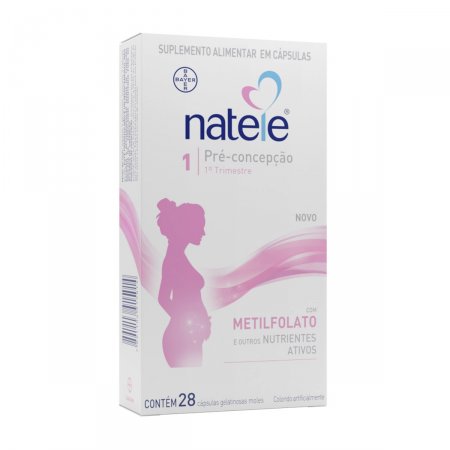 Suplemento Alimentar Natele Pré - Concepção com 28 Cápsulas