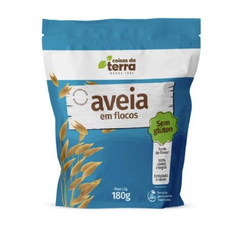 Aveia Sem Glúten 180g Coisas Da Terra