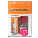Kit Protetor Solar Photoderm Nude Touch Fps50 Cor Claro + Solução Micelar Sensibio H2O