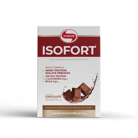 Suplemento Alimentar Isofort Chocolate com 15 Sachês