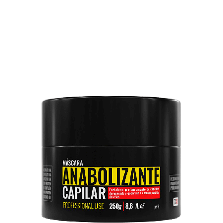 Glatten Professional Anabolizante - Máscara de Hidratação e Nutrição Total 250g