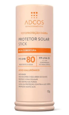 PROTETOR SOLAR BASE STICK FPS80 Ivory 12g - Adcos