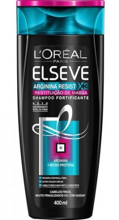 Shampoo Fort Elseve Arginina Resist X3 Rest De Massa 400ml