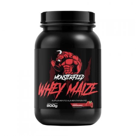 WHEY MAIZE (900g) - Morango - Monsterfeed