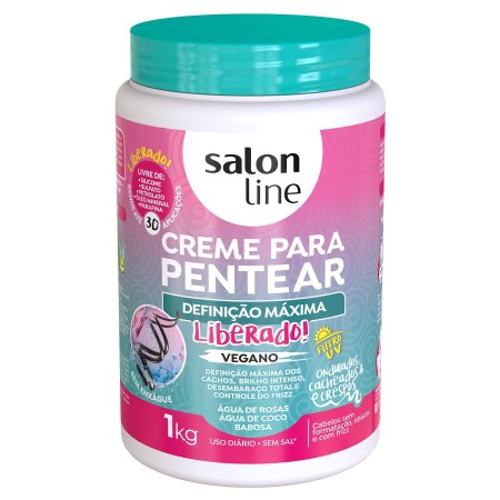 Creme Para Pentear Definição Máxima Liberado 1kg Salon Line