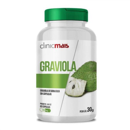 Graviola 500mg 60 cápsulas Chá Mais