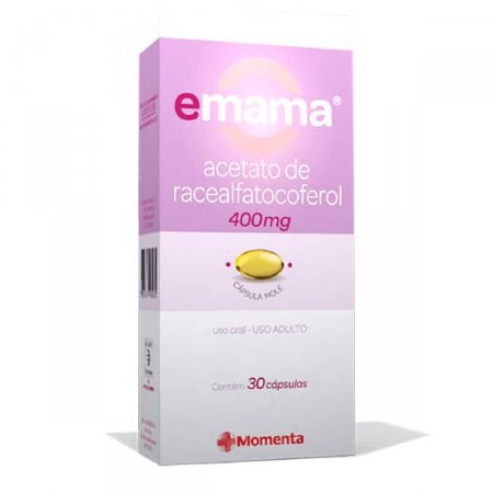 VItamina E Emama 400mg com 30 cápsulas