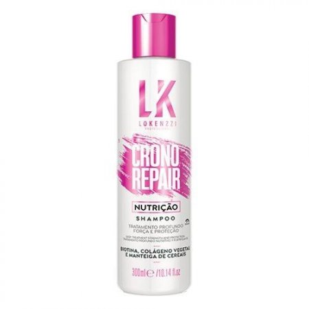 Shampoo Lokenzzi Crono Repair Nutrição 300mL