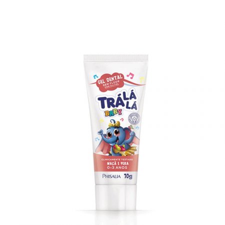 Gel Dental Sem Flúor Trá Lá Lá Baby - Maçã e Pera (70g)