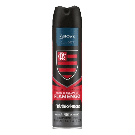 Antitranspirante Above Clubes Flamengo 150ml/90g