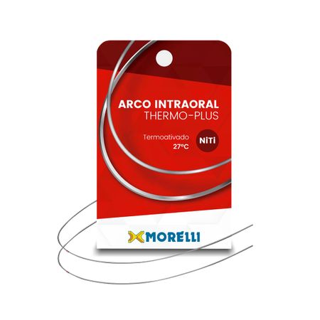 50.70.225 Arco Intraoral Thermo Plus Médio Niti Redondo 0,35mm (.014") - Morelli