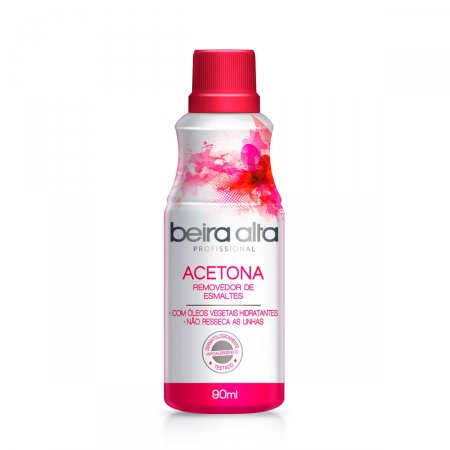 Removedor de Esmalte Beira Alta Acetona com 90ml