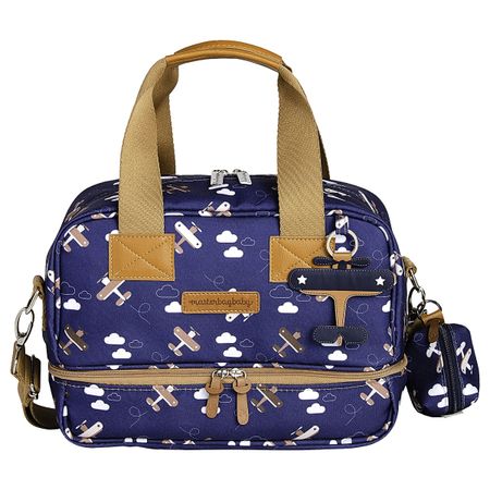Bolsa Térmica para bebê Vicky Avião - Masterbag MB12AVI205 FRASQUEIRA TÉRMICA VICKY AVIÃO