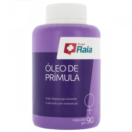Óleo de Prímula Droga Raia com 90 cápsulas