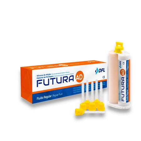 Silicone De Adição Futura AD Fluído Regular 75g Base + Catalisador + Pontas - Nova Dfl