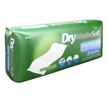 Lençol Descartável Dry Economics - Protetor Multiuso - 06 Unidades