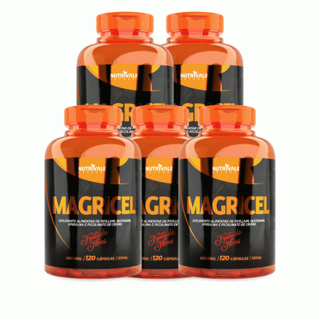 Magricel 5 Unidades Suplemento Natural 120 Capsulas 500mg - Linduras