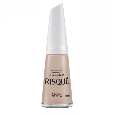 Esmalte Risqué Nude Cremoso Bege Eu Me Beija 8ml