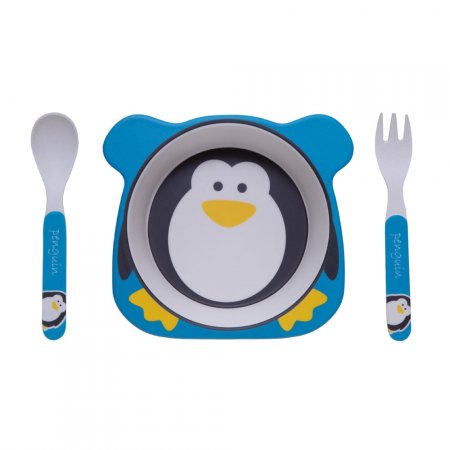 Kit Alimentação Pinguim Eco Girotondo Baby - 3 unidades