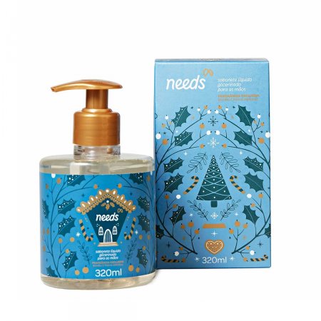 Sabonete Líquido Glicerinado para Mãos Needs Bambu e Pinha Imperial com 320ml