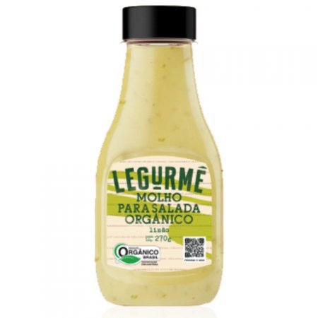 Molho para Salada Orgânico com Limão Legurmê 3 und 270g cada