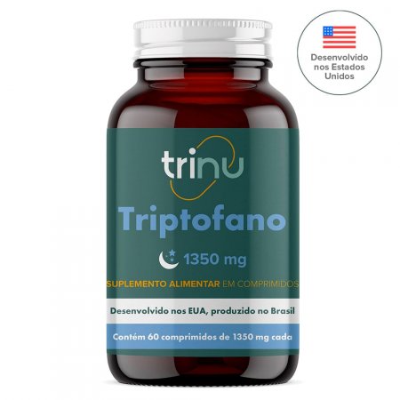 Suplemento Alimentar Trinu Triptofano Sono Melhora A Qualidade Do