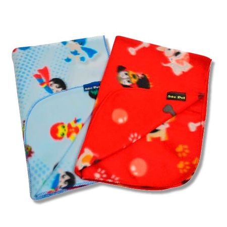 Manta Soft Para Cachorro - São Pet Manta Soft -Vermelho-P