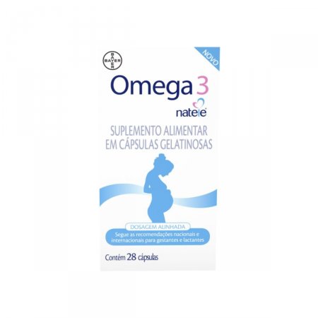 Suplemento Alimentar Ômega 3 Natele com 28 cápsulas