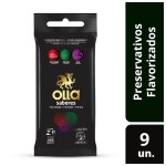 Camisinha Olla 3 Sabores com 9 unidades