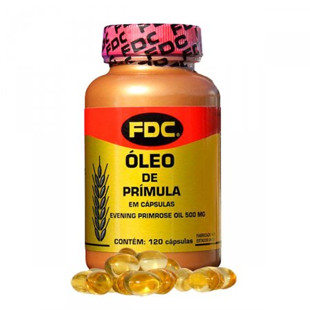 Óleo de Prímula 500mg FDC com 120 Cápsulas