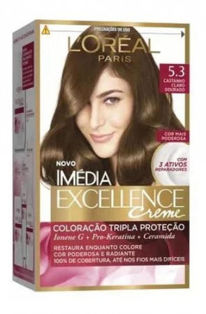 Coloração Imédia Excellence Cr N5.3 Castanho Claro Dourado