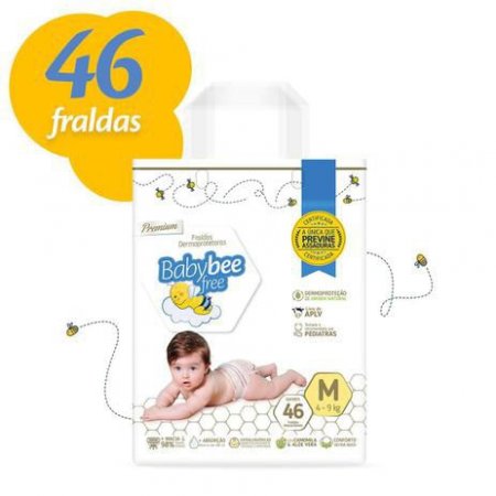 Fralda Baby Bee Free - VÁRIOS TAMANHOS