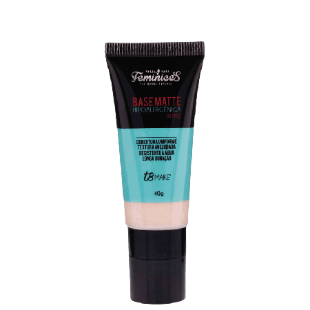 Base Líquida 40g TB Make Pausa para Feminices Bruna Tavares Hipoalergênica Matte C10