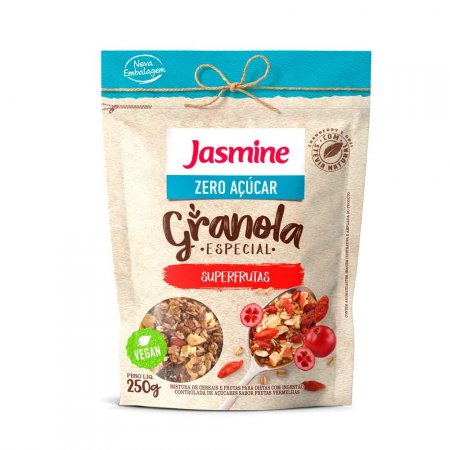 Granola Zero Açúcar Superfrutas Jasmine 250g