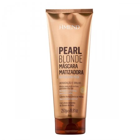 Máscara Matizadora Pearl Blonde Hidratação e Brilho 250g Amend