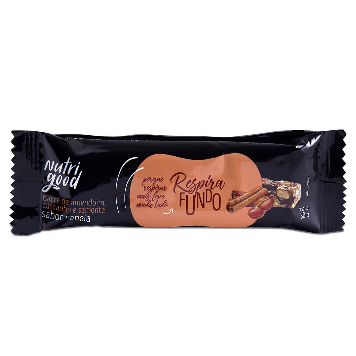 Barra de Cereal Nuts Nutrigood Sabor Canela