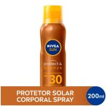 Protetor Solar Aerosol Nivea Sun Protect&Bonze FPS30 com 200ml