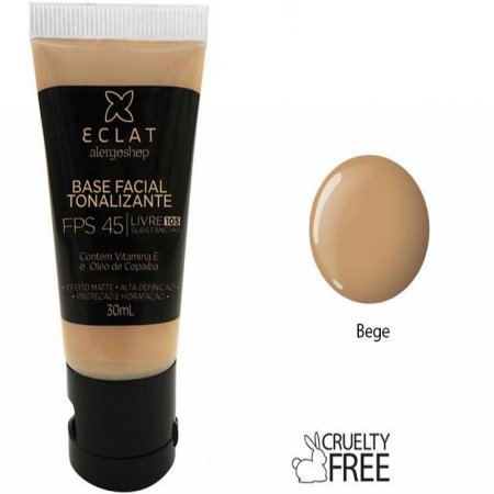 Base Tonalizante Eclat Cor Bege Alergoshop