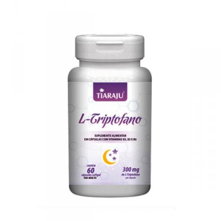 L-Triptofano 60 Cápsulas Tiaraju- 300mg por cápsula