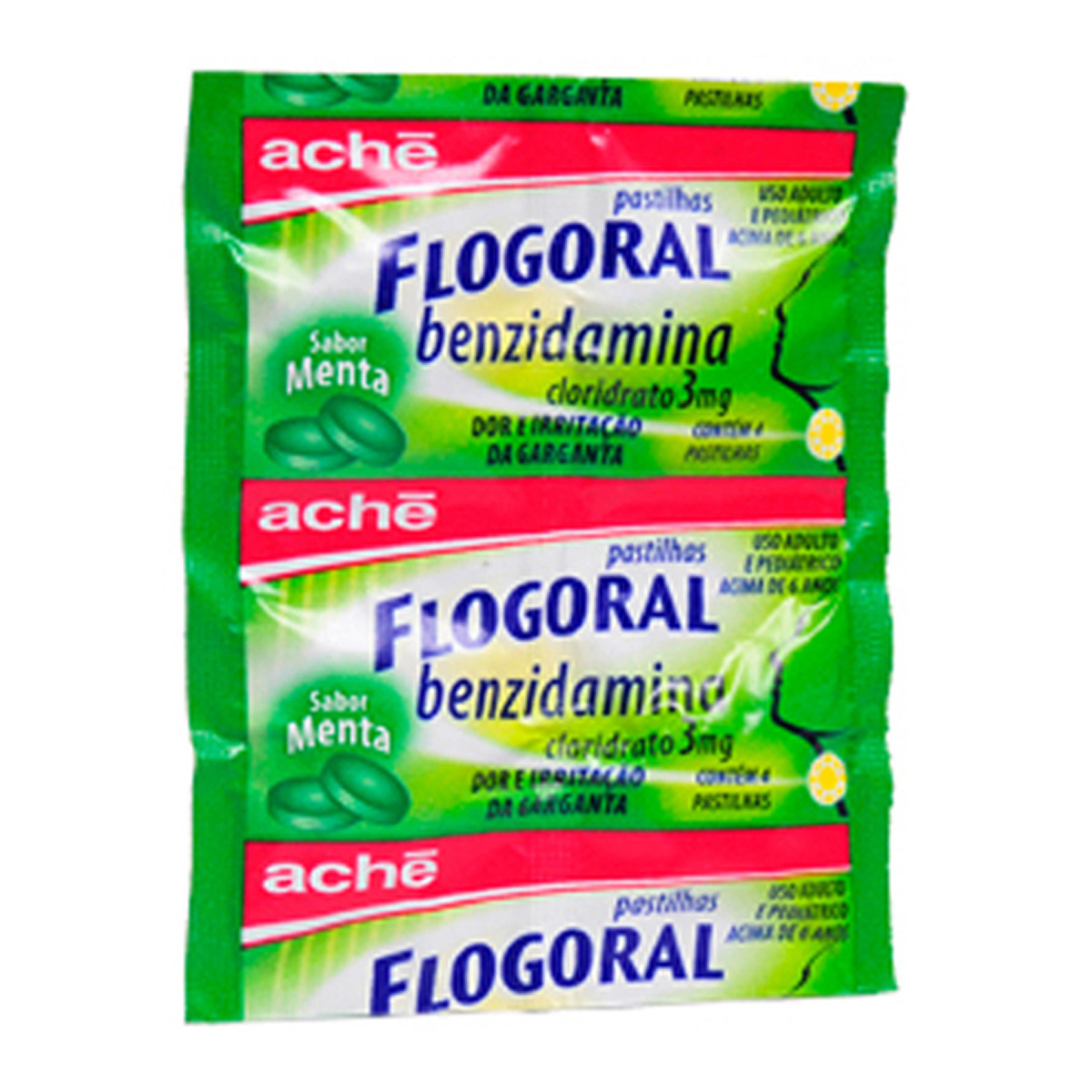 Pastilhas Flogoral Sabor Menta