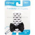 Prendedor de Chupeta Mustaches (0m+) - Clingo