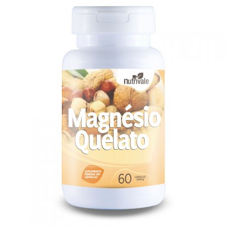 Magnesio Quelato 115% Idr 60 Capsulas 500mg Natural - Linduras