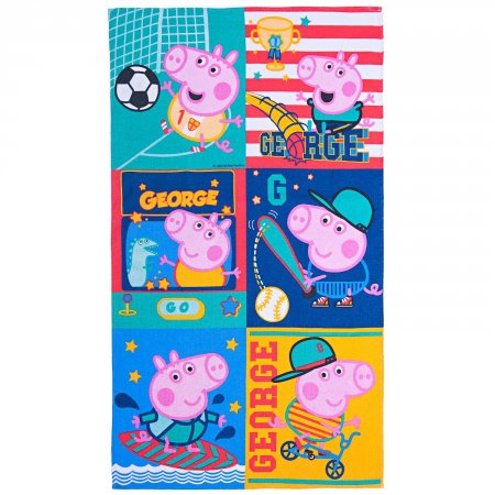 Toalha Kids Estampada Peppa Pig - George