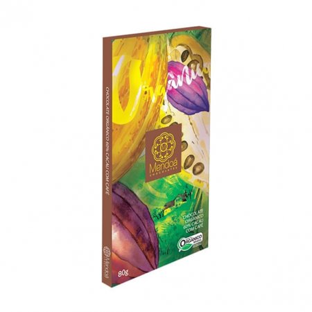 Chocolate Orgânico 60% Café com Cacau 80g - Mendoá