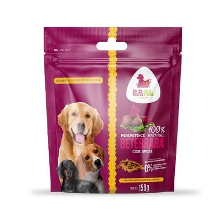 Petisco Natural Para Cachorro PapaPets Sabor Beterraba 150g