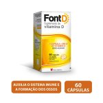 Vitamina D Font D 200UI com 60 cápsulas