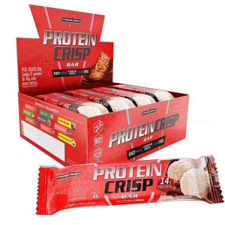 Protein Crisp Bar Doce de Coco 12 Unidades Integralmedica