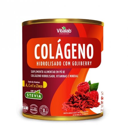 Colágeno Hidrolisado com Gojiberry 300g Vitalab