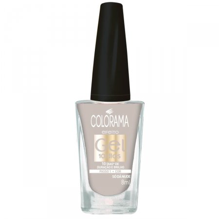 Esmalte Colorama Efeito Gel Cor Só dá Nude com 8ml