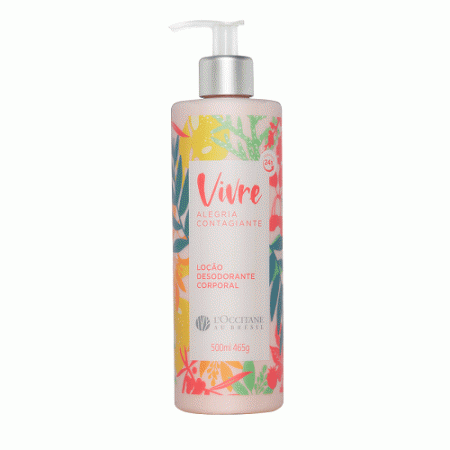 Vivre Alegria Contagiante L'occitane Eau Brésil - Hidratante Corporal 500ml